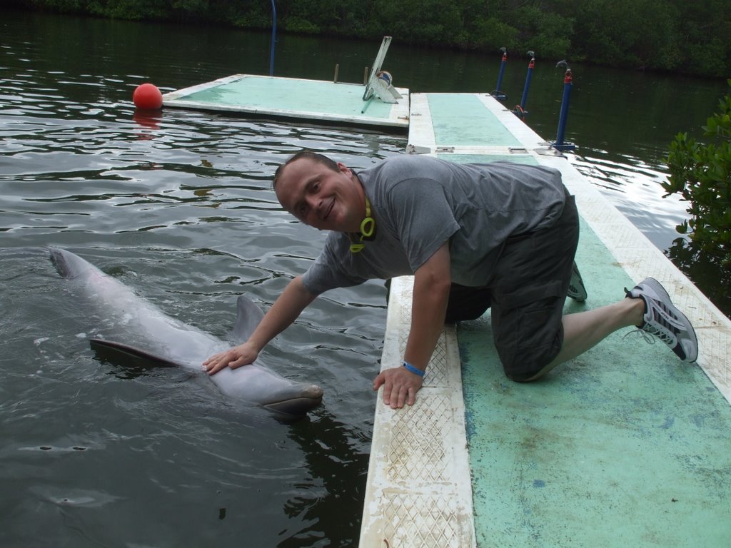 Franco and his new dolphin friend! by yavonnavich