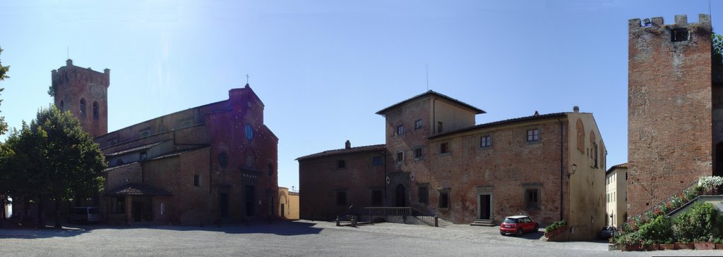 Italy\San Miniato\Piazza Duomo Panorama by Jerko Usmiani