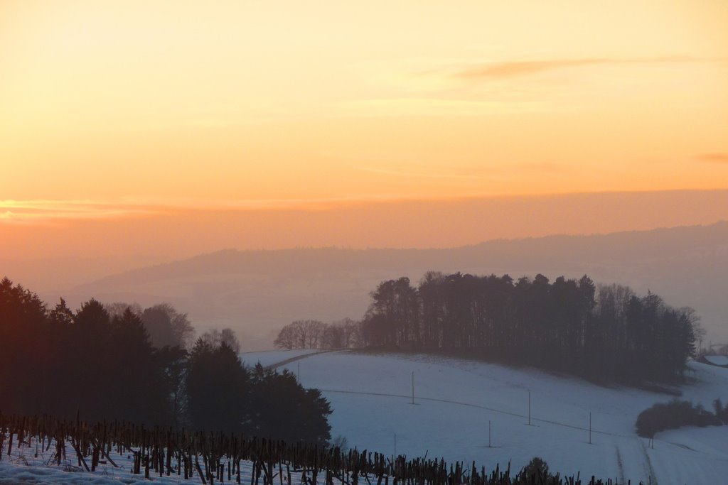 Wintersonnenuntergang bei Eschenmosen by ☼ N@t@s©h@ ☼