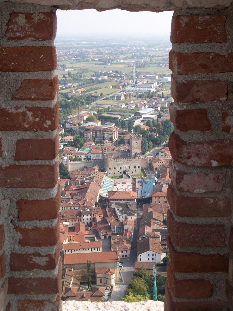 Piazza di Marostica vista dal castello Superiore by fabiobratos