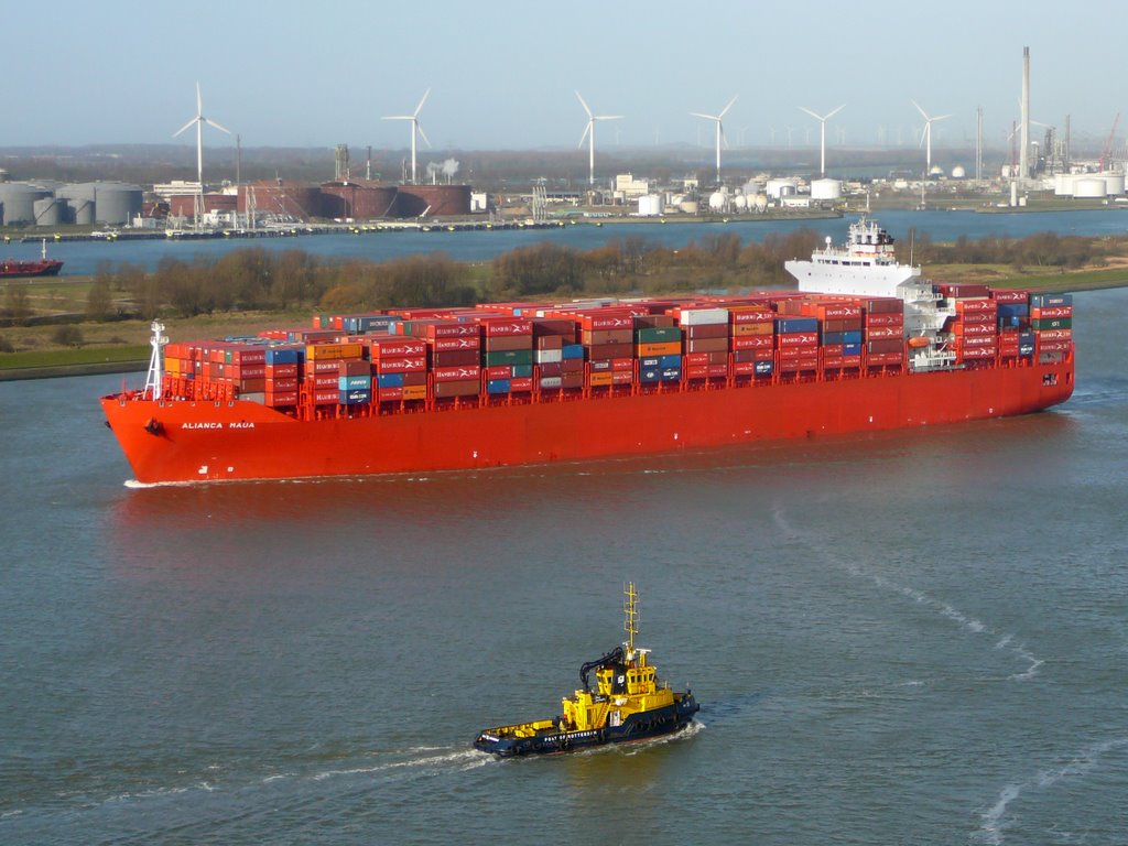 "Alianca Maua" and the "Port of Rotterdam" by Ria Maat