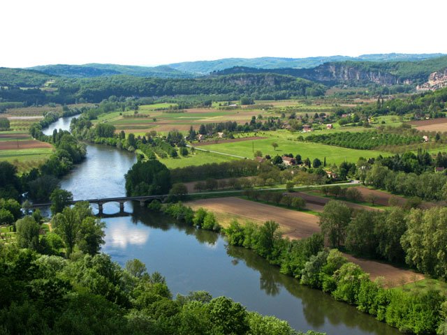 View of Dordogne River from Domme by douglasjfisher