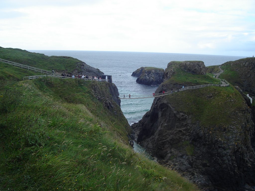 Észak-Írország, Carrick-a Rede kötélhíd ( Northern Ireland, Carrick-a-Rede Rope Bridge) by Edit75