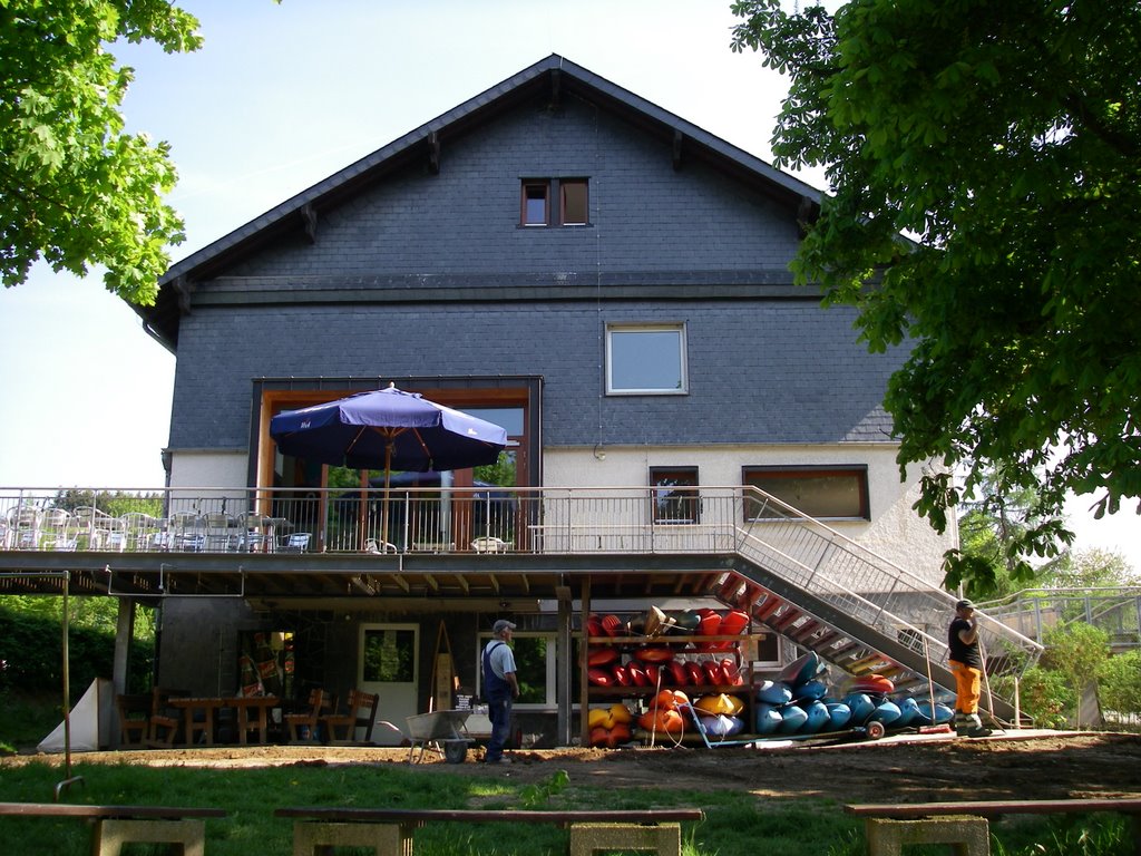 Youthhostel terrace by Erny Klares