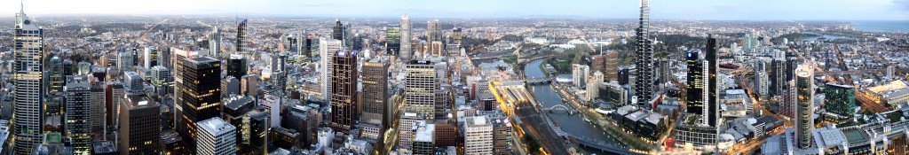 Melbourne from the Rialto Tower by Klaas Ole Kürtz