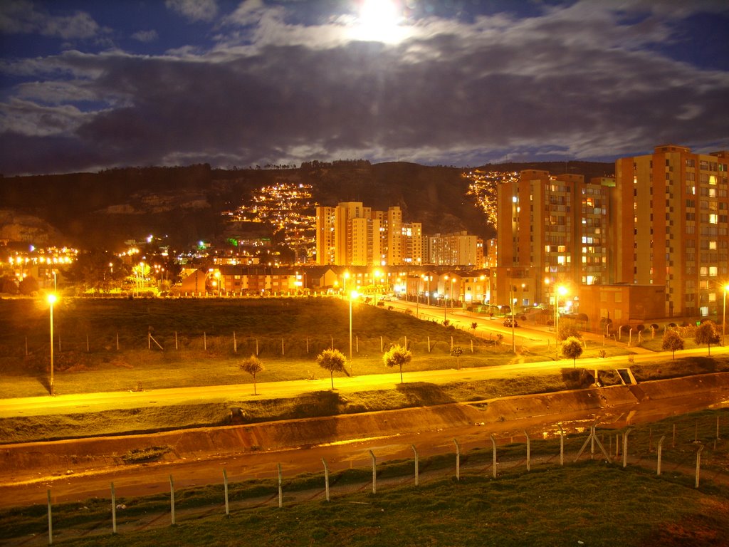 VISTA NOCTURNA DESDE ARCADIA I by Alvarenko