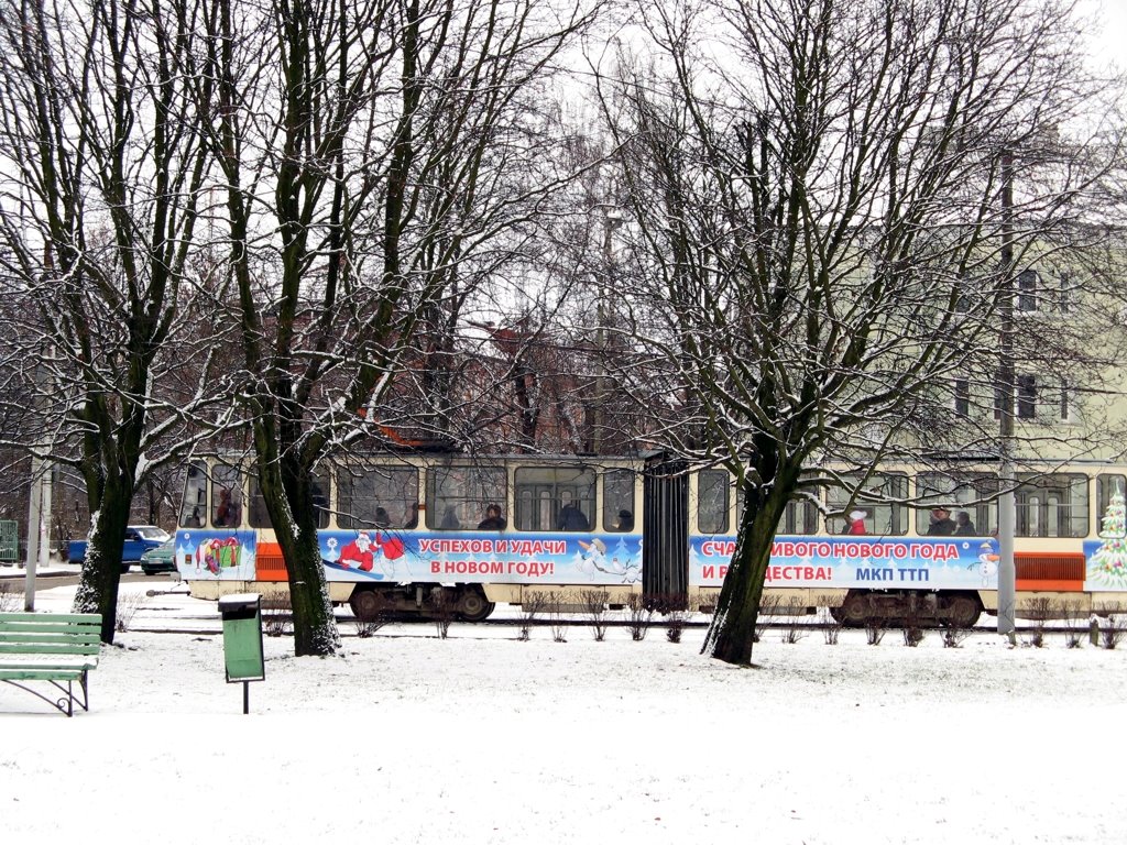 New Year's tramway by Тилигузов Сергей