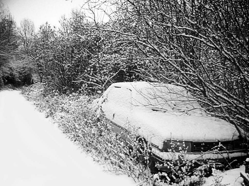 Huillé sous la neige by tichka