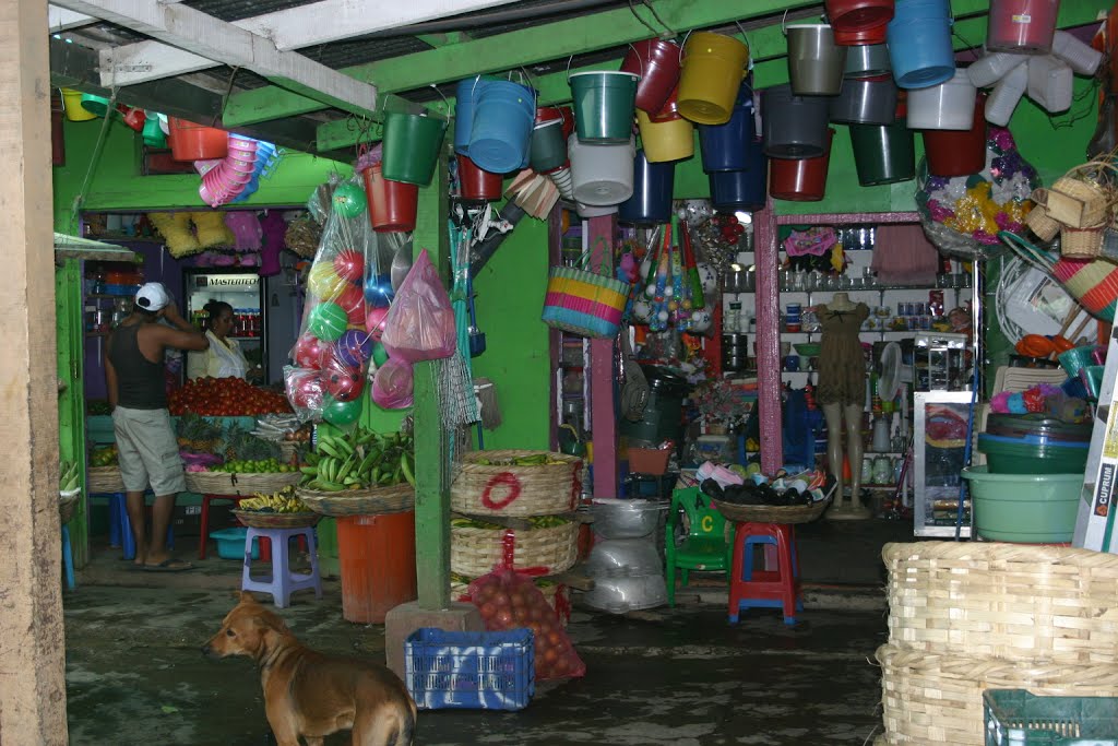 Back street shop, San Juan Del Sur by Jim the traveller