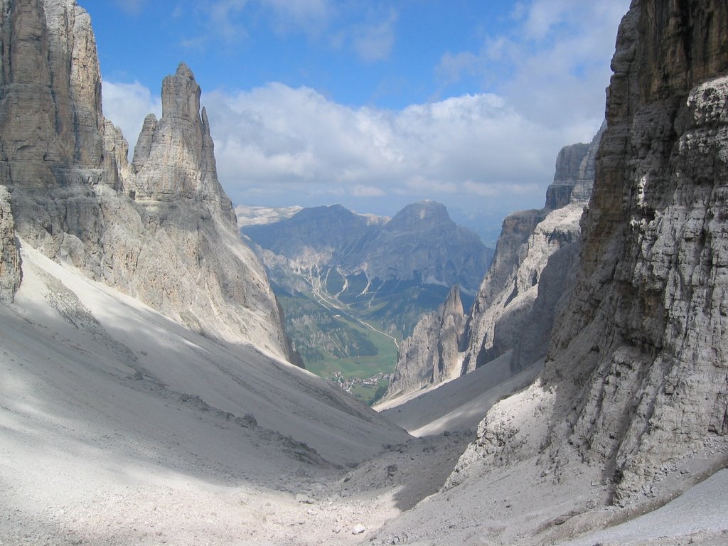 Mittagstal Val di mezdi by Franz  Kiefer