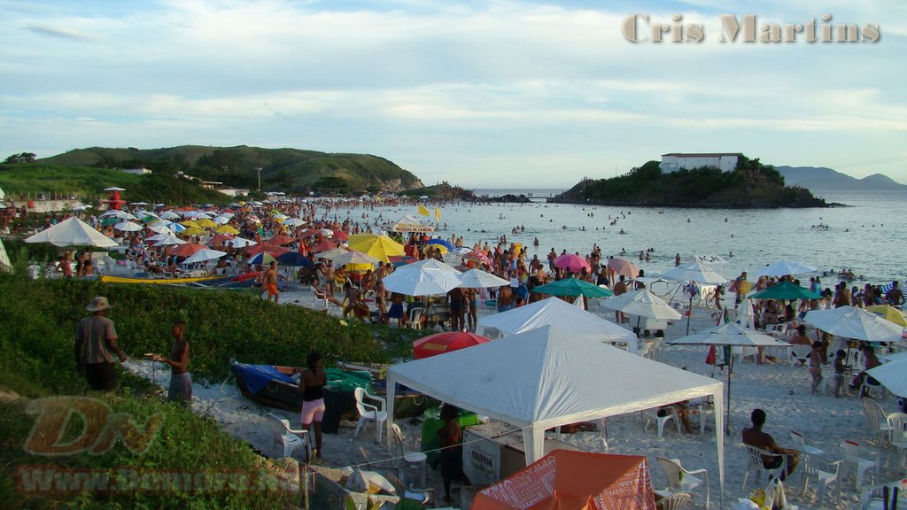 Praia do Lido e Forte de São Mateus - Cabo Frio, RJ by Cris Martins