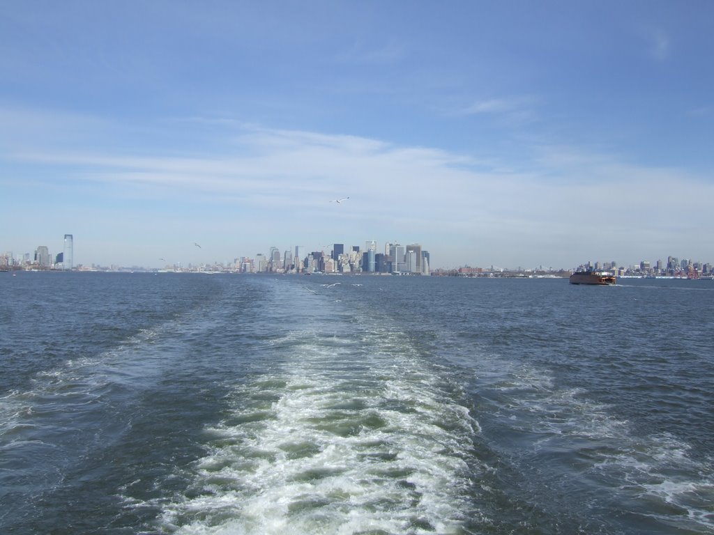 The veiw from staten Island ferry by wooley1000