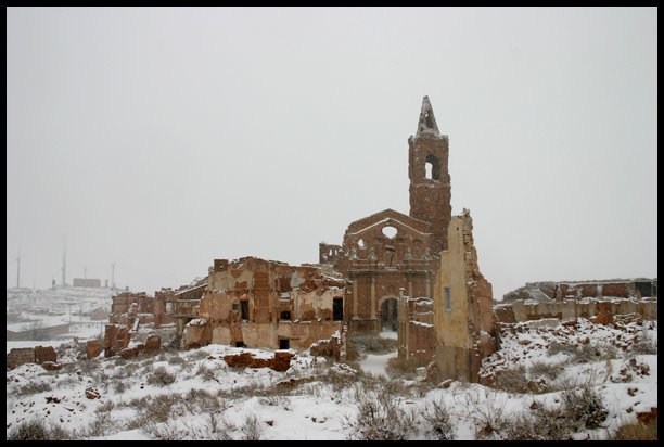 Belchite nevado by jose Angel Sanchez N…