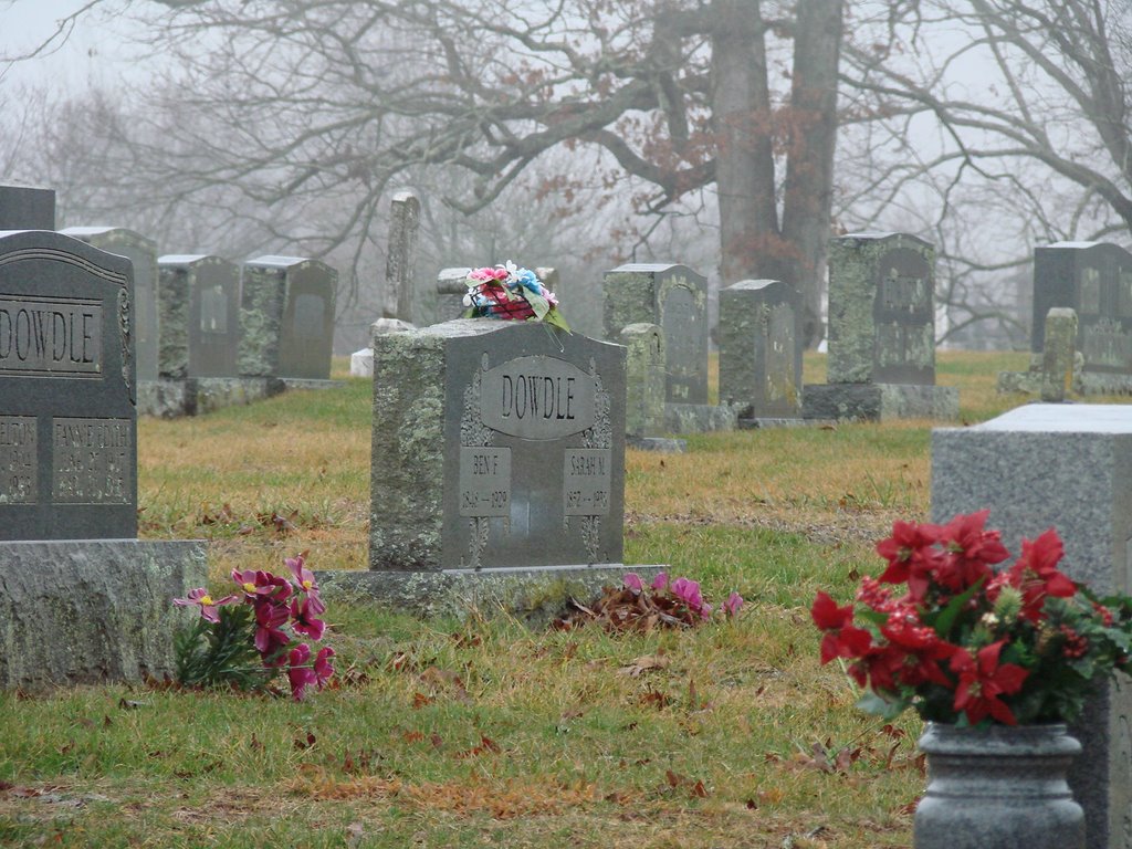 Dowdle - South Macon Baptist Church Cemetery by Jean Gregory Evans