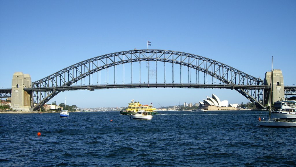 Sydney Harbour Bridge, from Blues Point by Prevair