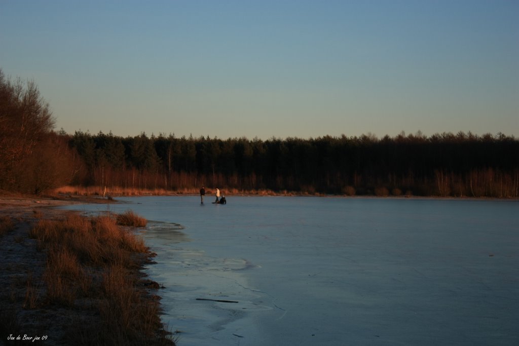 First skaters at Canadameer by Jan de Boer