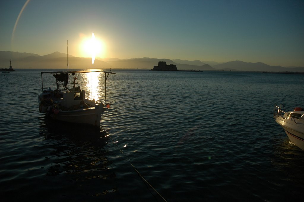 Nafplio, Bourtzi by Kostas Matsouris