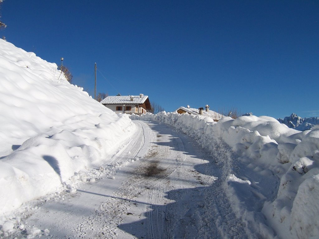 Frassenè, nevicata eccezionale, Dicembre 08 - 35 by giulio fecchio