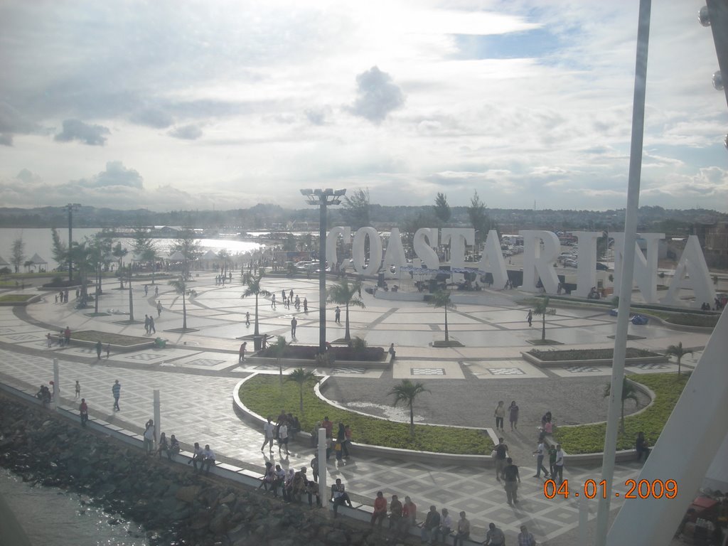 Big Letter of Coastarina view from ferris wheel (Bianglala) - Batam by PPCA 2012