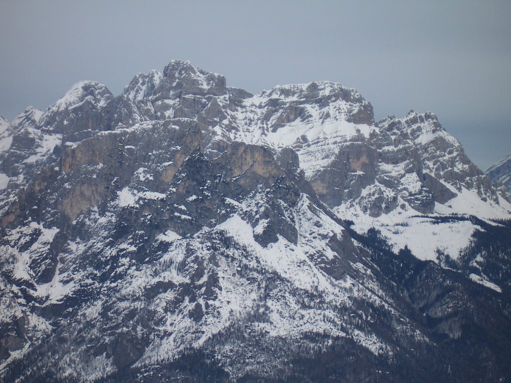 La Moiazza vista dal Col di Luna by giulio fecchio