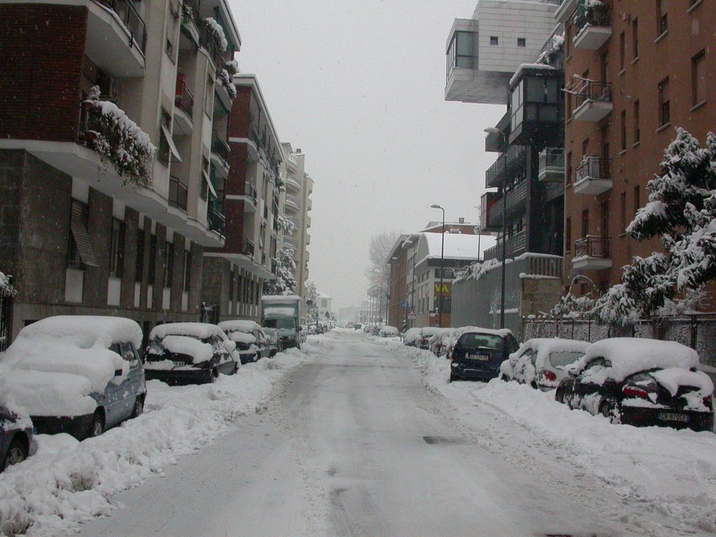 Neve a Milano - Via Fortezza by Gas1969