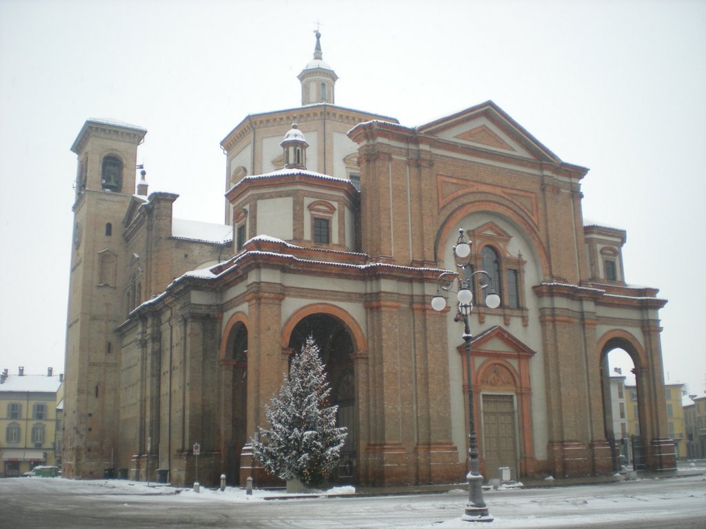 Il duomo in bianco neve by LOS DIEGUEZ