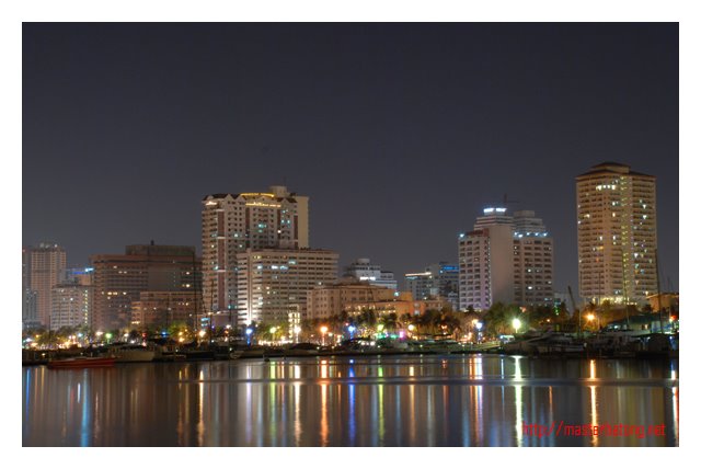 Manila Bay Nightscape by Ricky Refuerzo