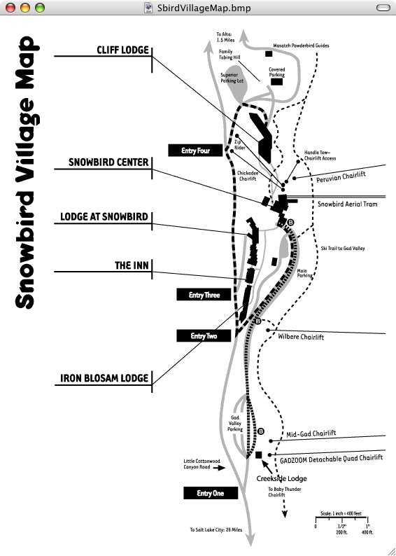 Snow bird village map by snee