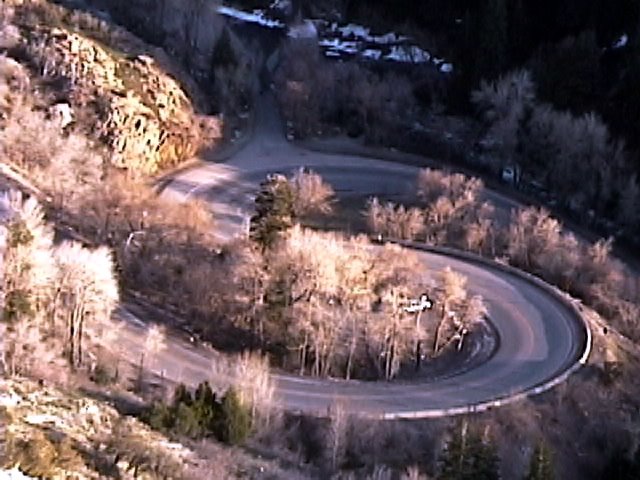 S turn big cottonwood canyon by snee