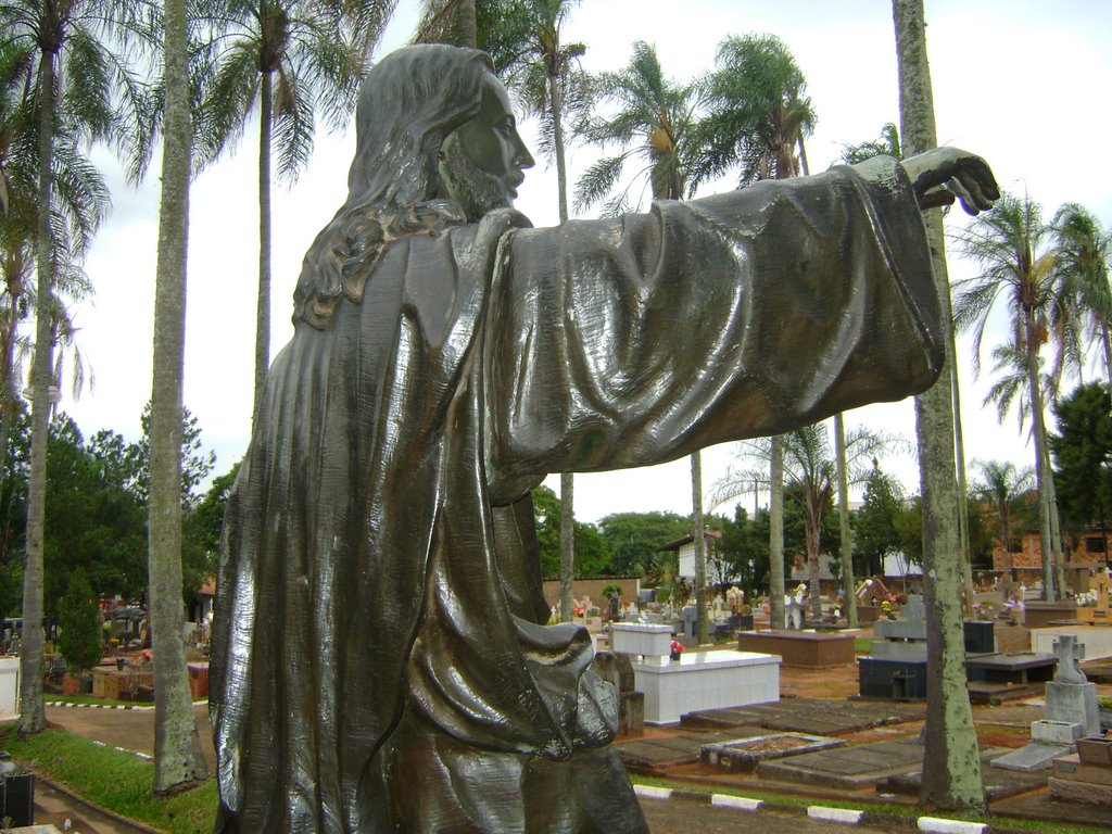 Distrito de Sousas - Cemiterio - bela obra de arte em bronze by Alexander Denarelli