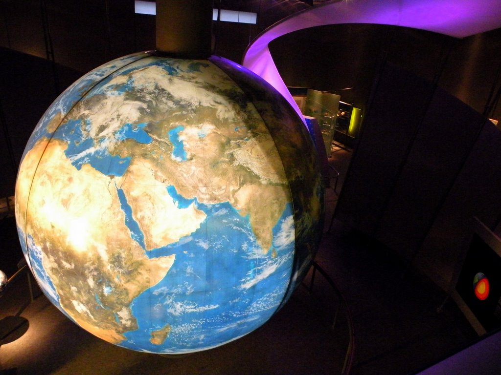 Day and Night Globe Naturalis Holland Netherlands by jan parie