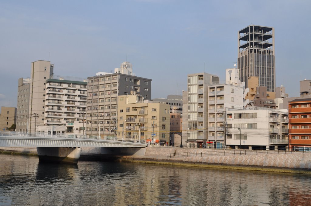 中区大手町、元安川沿い by tamahata767