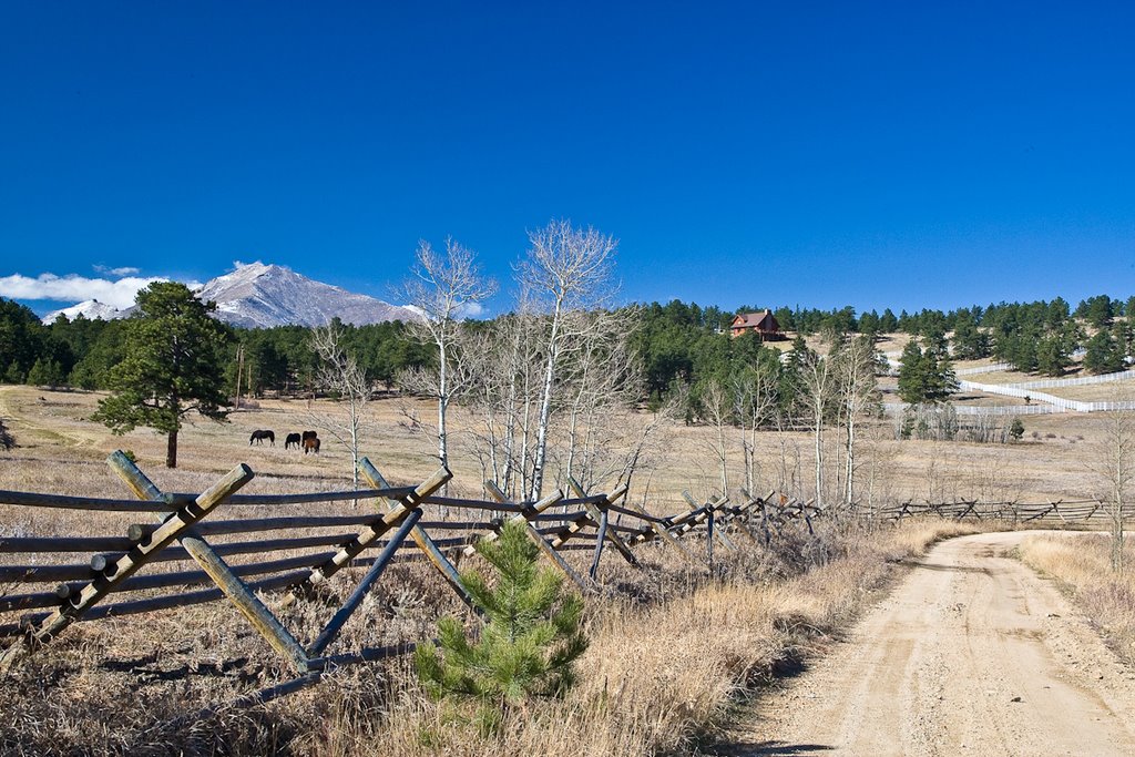 Mt. Meeker From Horse Ranch by Rip Tragle