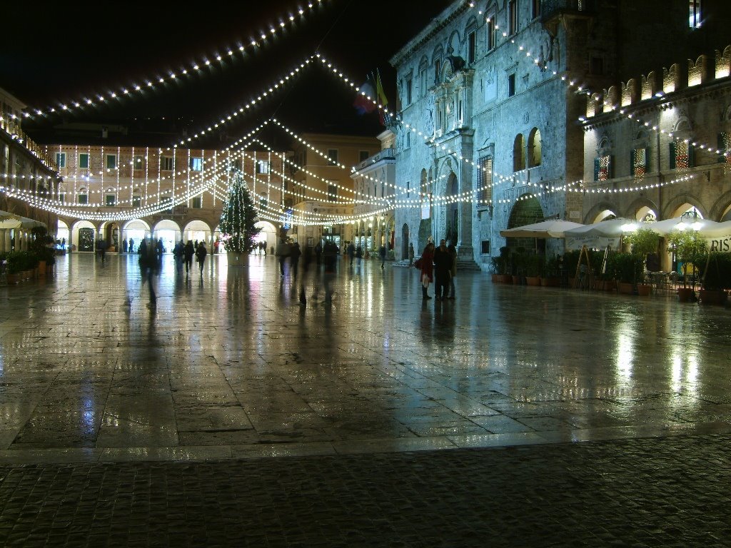 Piazza del Popolo's View by Silvestro De Angelis