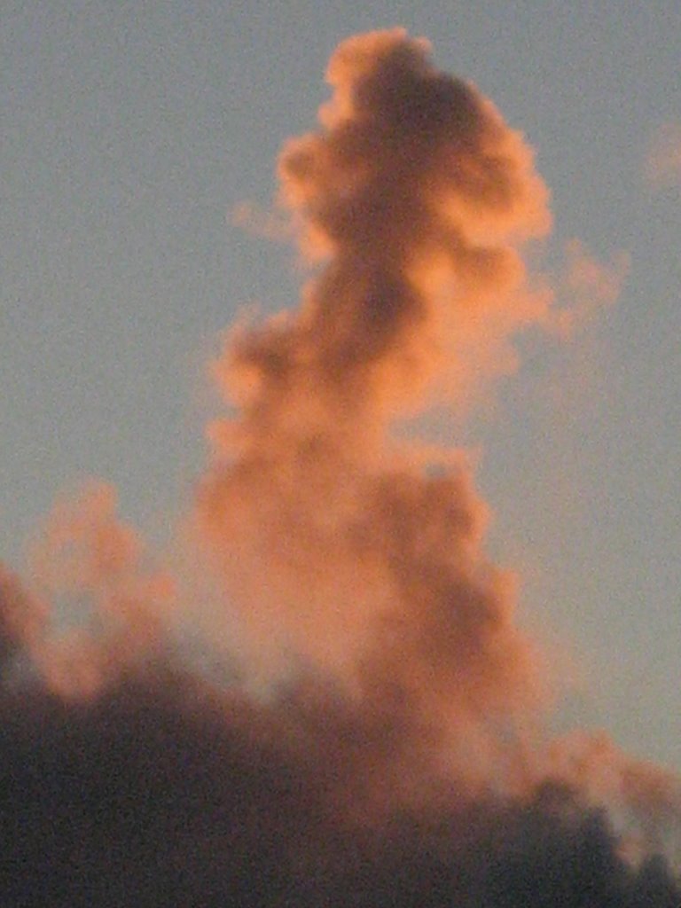 Spiralling Ornage Sunset Cloud Formations, Vava'u by Peter Gill | UK