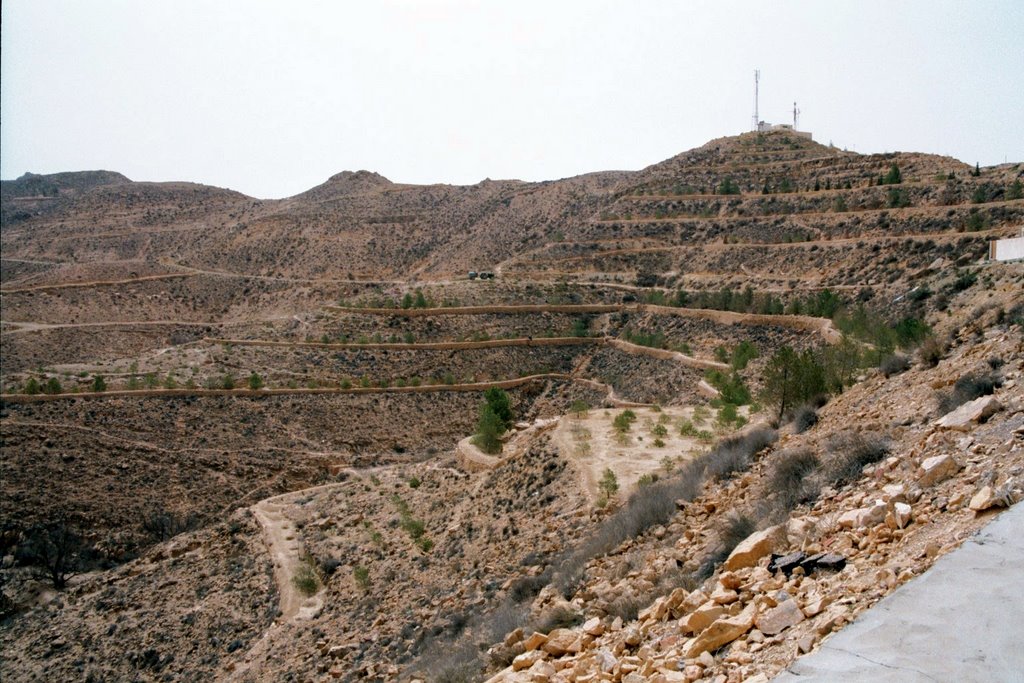 Tunisie_Matmata Landscape with terraces_032_29A.JPG by George Charleston