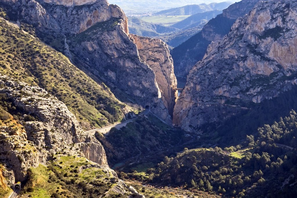 Desfiladero de los Gaitanes (südlicher Teil, Blick von Norden) by thomas14