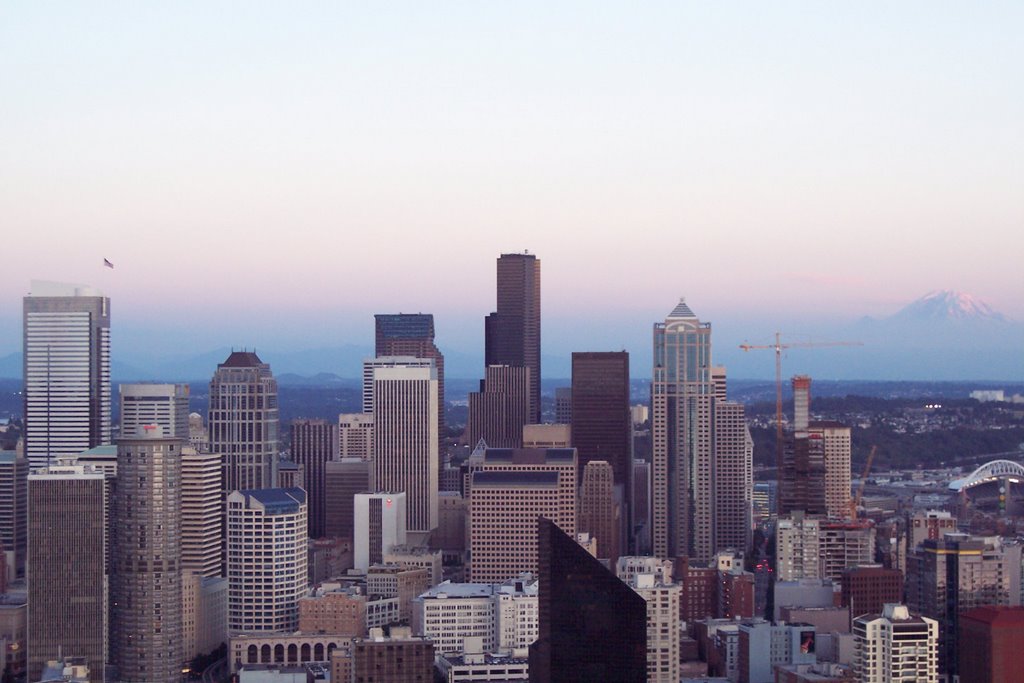 Seattle, from the Space Needle by Jon Noe