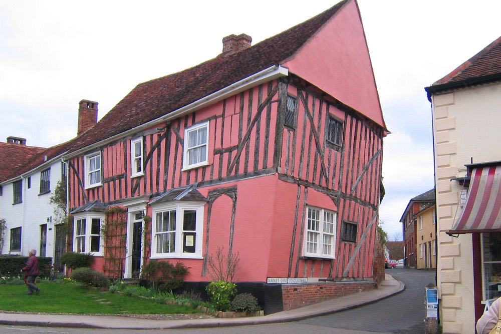 Lavenham - High Street. by John Goodwin.