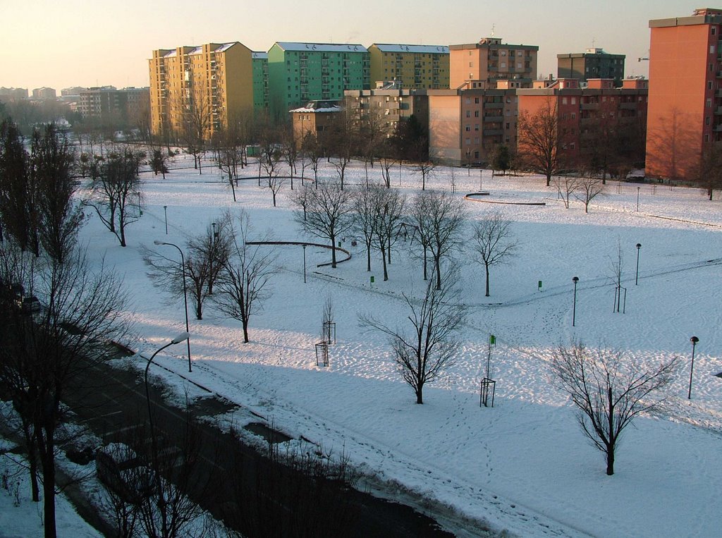 Vista Parco con neve by elionaki