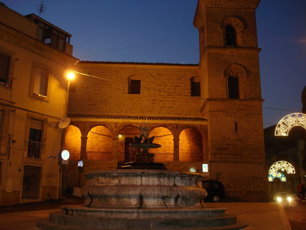 Fontana vicino chiesa by Barbarino