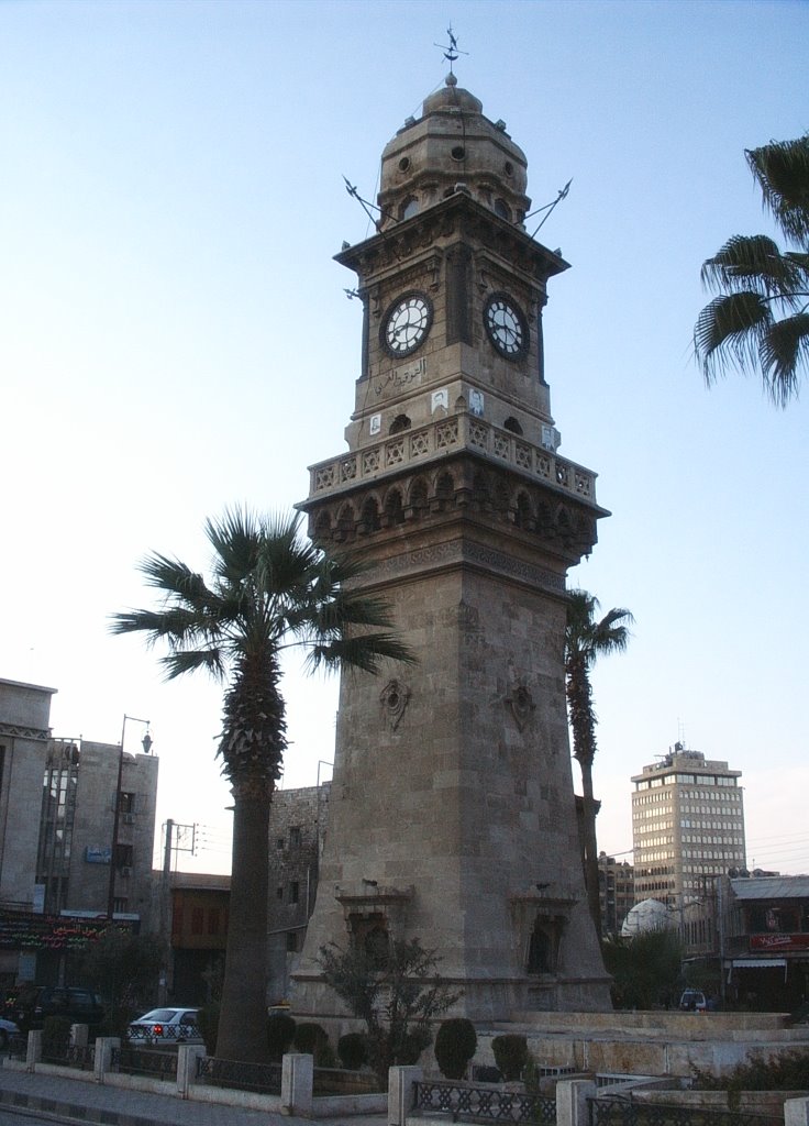 Clock tower at Aleppo by Joseph D'Amato