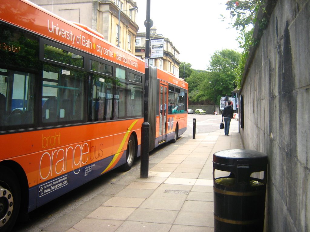 Orange Bus by Antonix