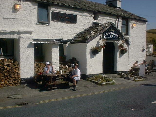 Kirkstone Pass pub - close up! by r davis