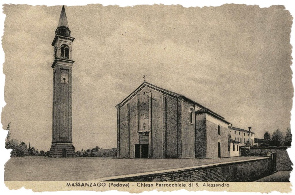 Chiesa Sant'Alessandro (Cartolina del 1943) by Marco Novello