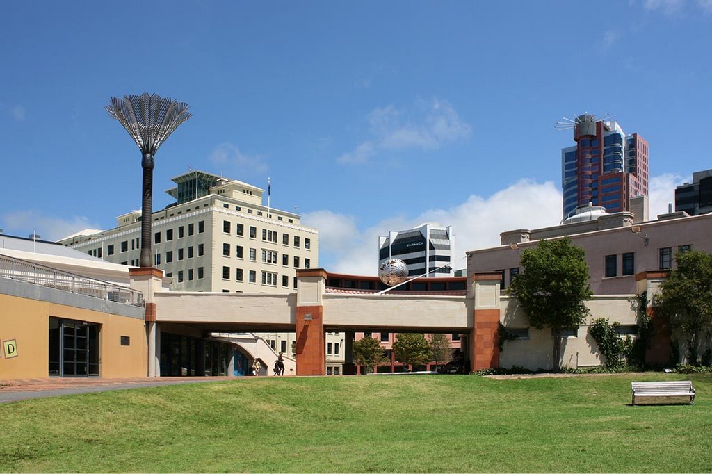 Looking toward Civic Square by Fritz Schöne