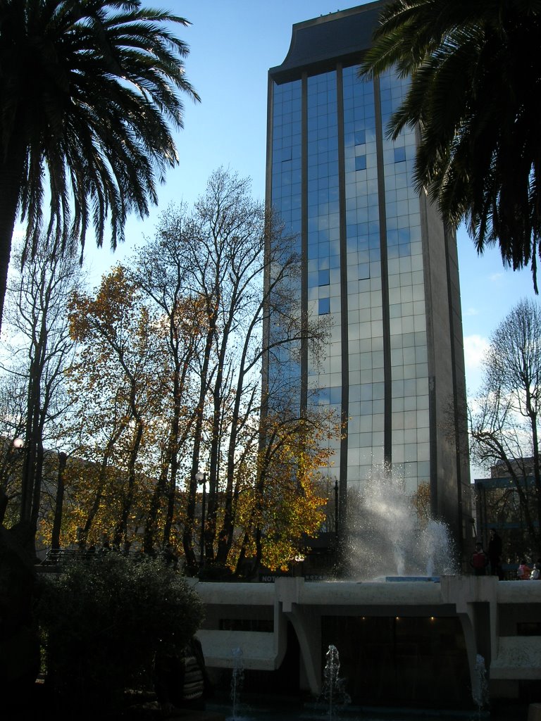 Plaza de Armas y Edificio Campanario, Temuco by Gustavo Curaqueo