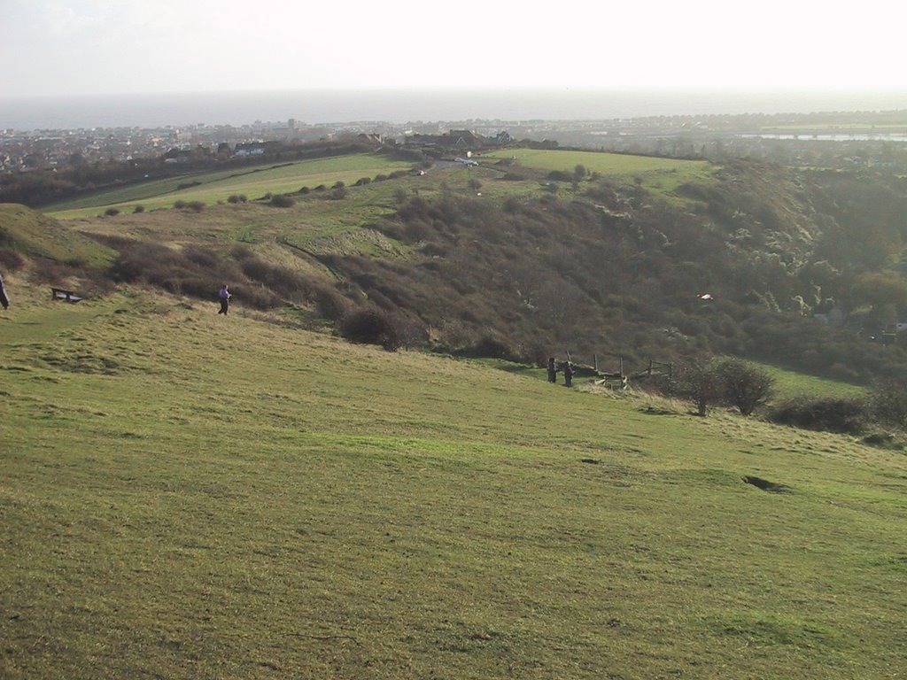 Slope soaring at Mill Hill by kristerb