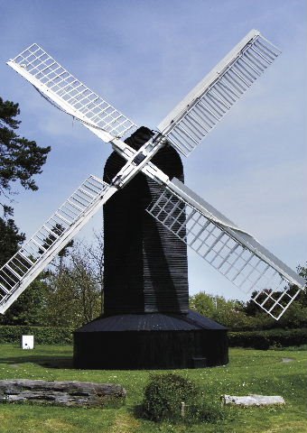 Windmill - High Salvington mill, Worthing, West Sussex by Justin Brice