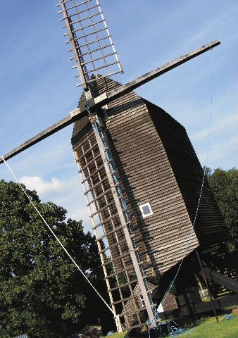 Windmill - Open Trestle mill, Nutley, East Sussex by Justin Brice